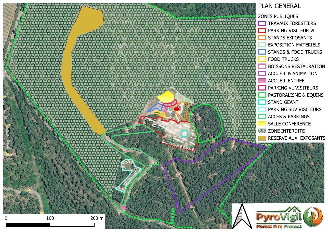 Plan général du site